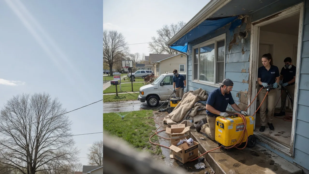 Basement Flood Cleanup in Bonnie, IL near me